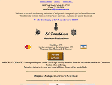 Tablet Screenshot of eddonaldson.com